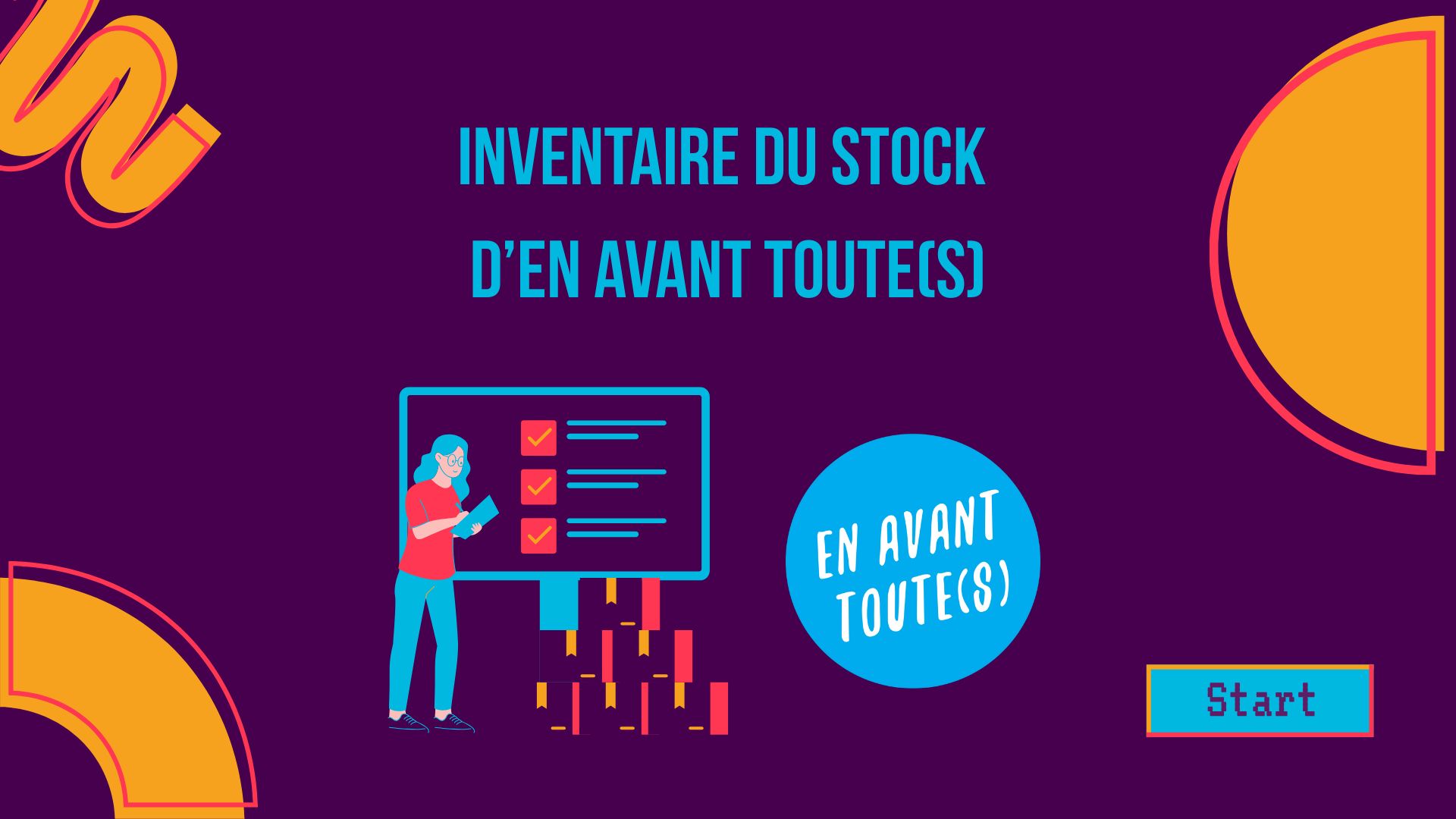 Venez nous aider à faire l'inventaire de notre stock