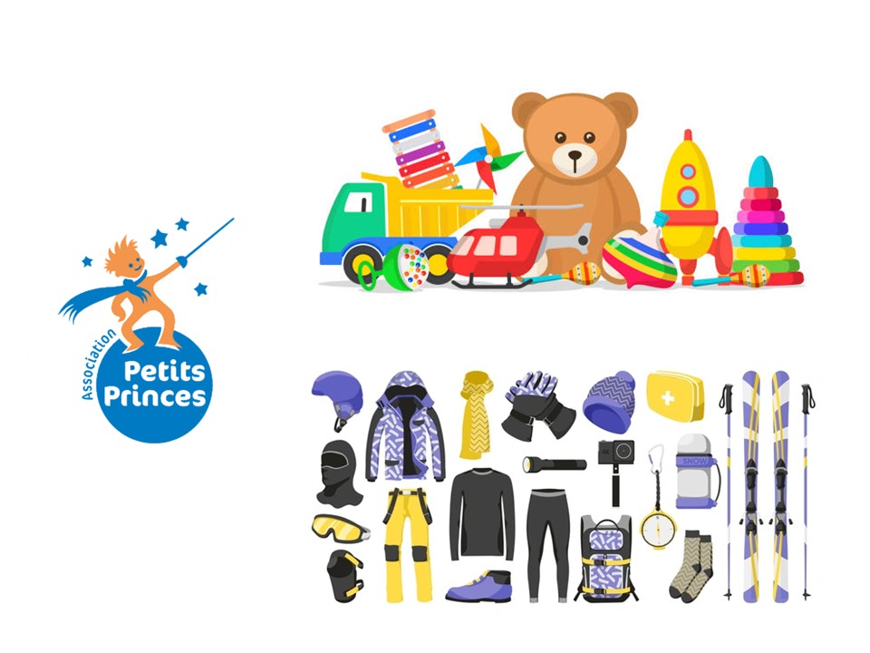 Créez un catalogue de jouets et rangez des vêtements de ski