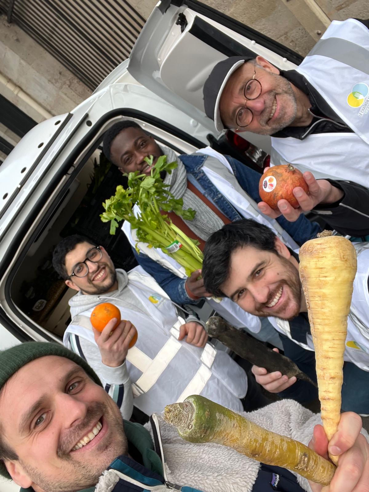 Participez à une collecte d'invendus solidaires sur un marché !